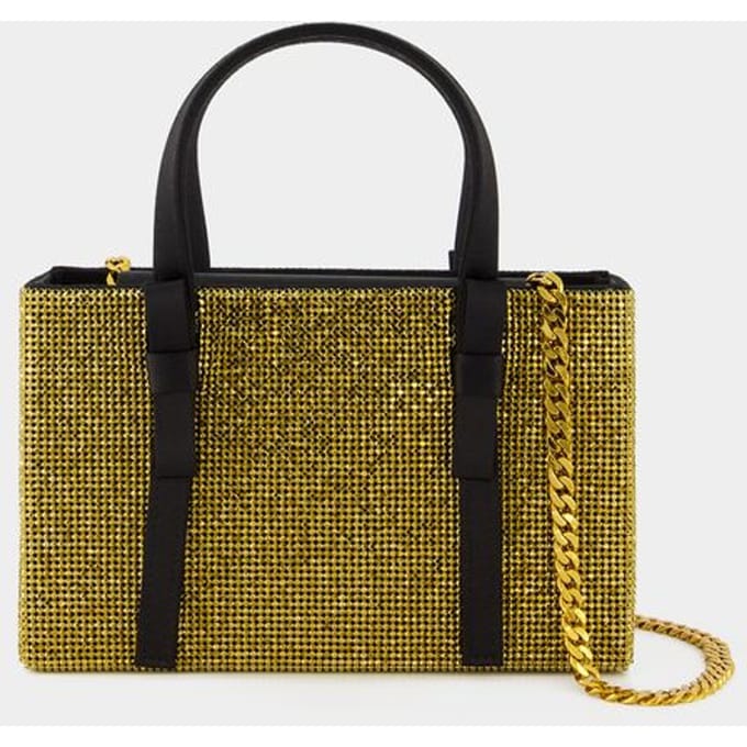 Strik Midi boodschappentas - Kara - Mesh - Goud