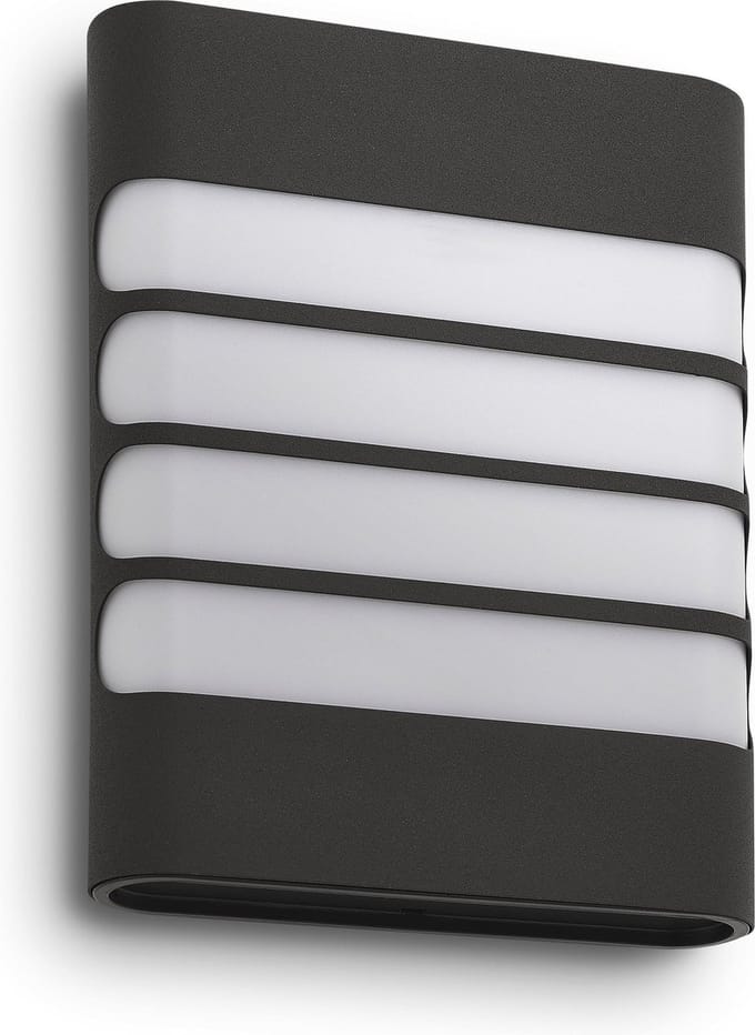 Philips myGarden Raccoon Wandlamp - LED - Antraciet
