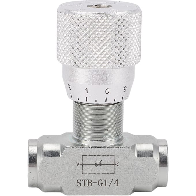 G1 4 Hydraulische Flow Control Klep Bidirectionele Restrictor Klep voor 0,8 2 Ton Mini Graafmachines