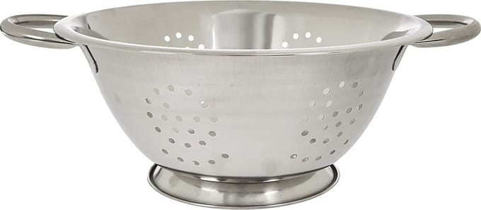 RVS vergiet 24 cm met handvatten Fackelmann
