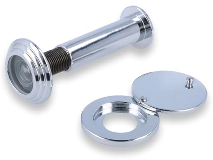 Deurspion voor Deurdiktes 55-80 mm - Glanzend Chroom