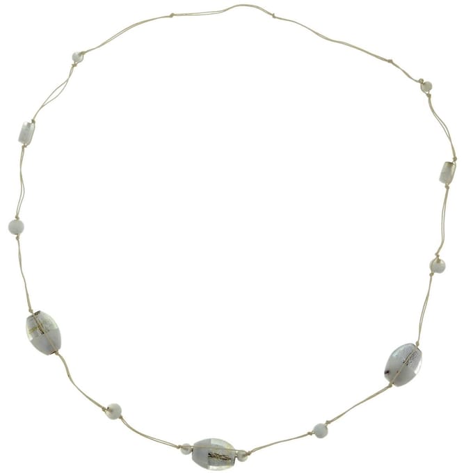 Behave - Lange ketting met glas kralen - Elegant en verfijnd