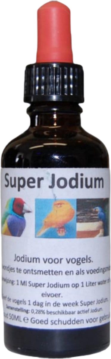 Sjoerd Zwart- Vogelvoer- Super Jodium 50ml