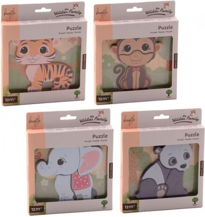 Joueco The Wildies Family puzzel (1 stuk )