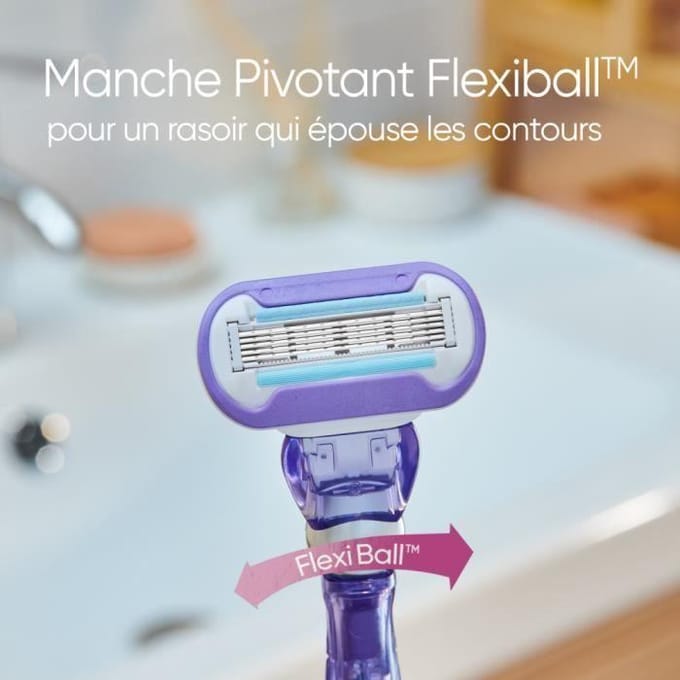 Rasoirs Deluxe Smooth Swirl avec 1 manche + 2 lames GILLETTE VENUS