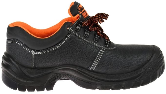 GEKO Veiligheidsschoenen - Antislip - Ademend Leer - Maat 42 - Zwart