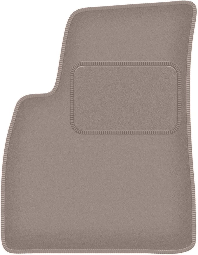 Beige bestuurdersmat voor: Hyundai SantaFe I SUV (2000-2006)