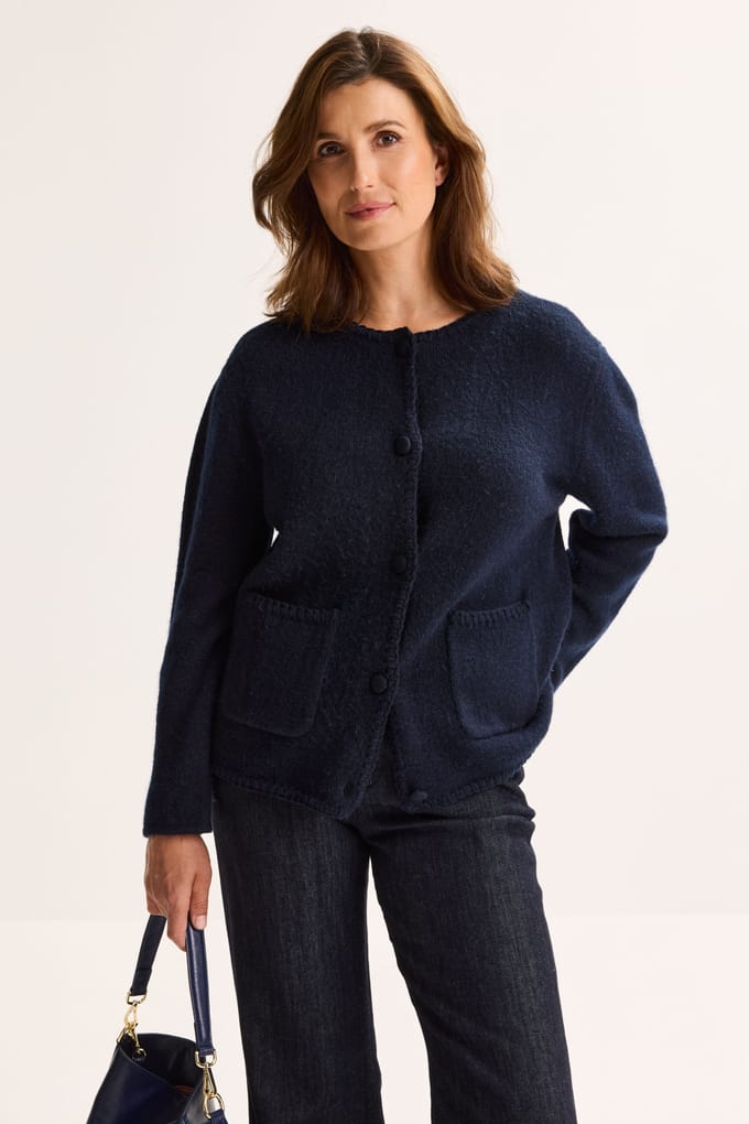 Cardigan In Mohairmix