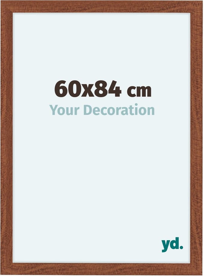 Your Decoration - Fotolijst 60x84 cm - MDF - Walnoot - Como