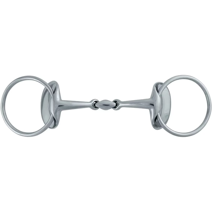 Hefbit voor dubbelgebroken paarden Stübben Silver Wings