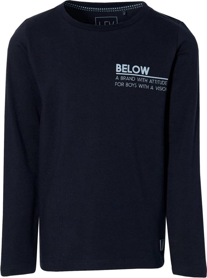Levv boys - Shirt Kadir - Dark Blue - maat 152