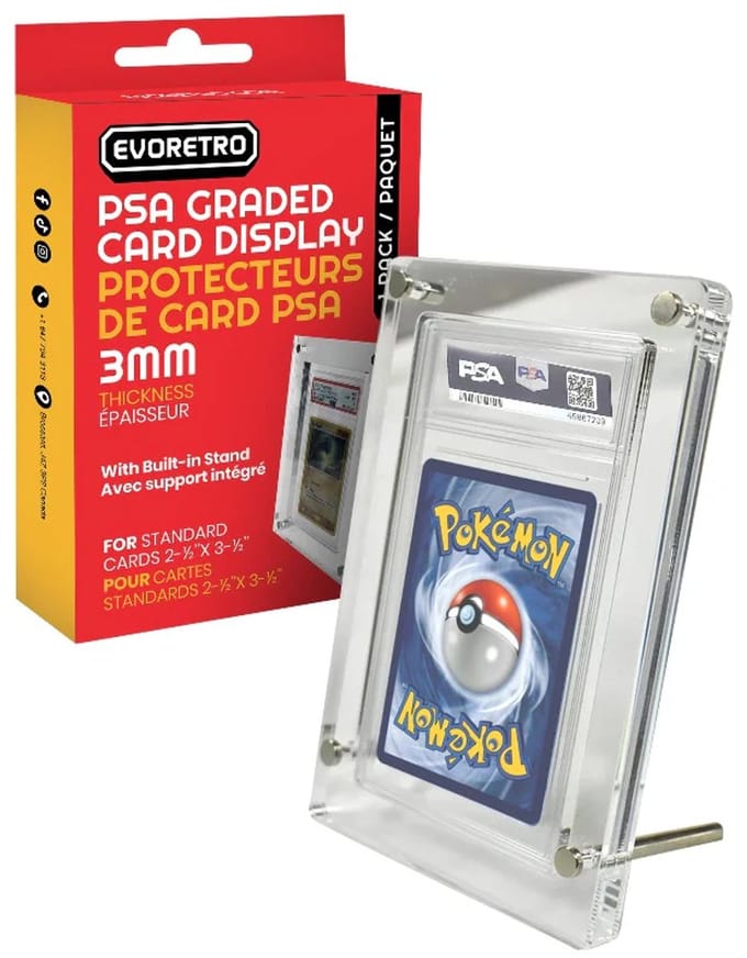 EVORETRO - Acrylic case PSA graded card stand acrylic protector 3.0MM