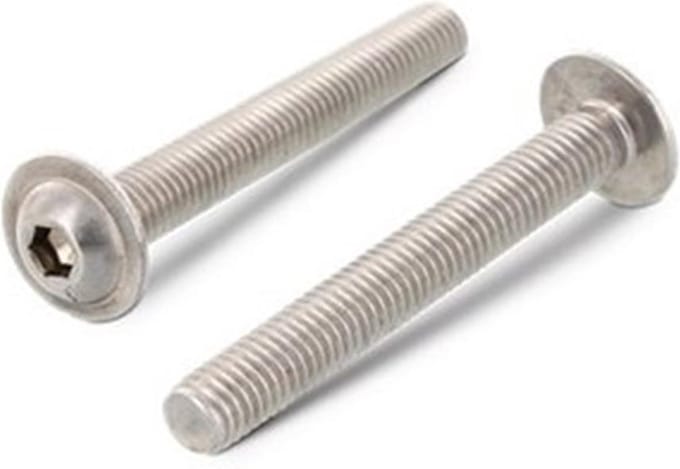 Inbusbout Iso7380+Flens Bk M4X6 Rvs A2 - 200 stuks