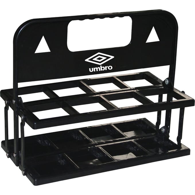 Umbro Logo 8 flessen waterflesdrager (Zwart)
