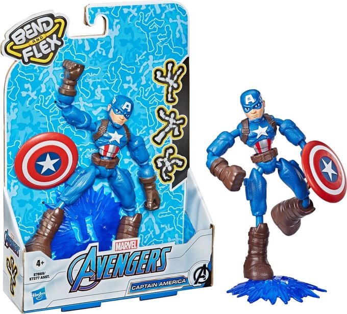 Marvel - Avengers - Captain America Classic - Bend and Flex