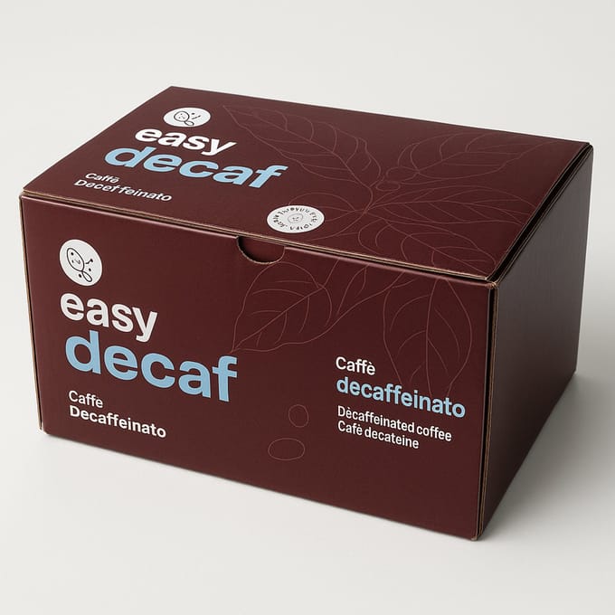 Caffè Agust easy decaf. box of 80 single sachets, 7grm