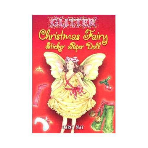 Glitter Christmas Fairy Sticker Paper Doll - May, Darcy