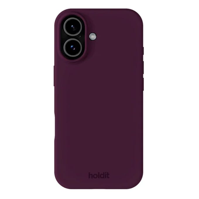 Holdit Silicone Case geschikt voor Apple iPhone 17 - Deep Plum