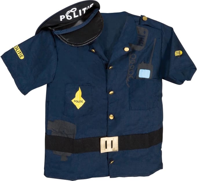 Verkleedkleding 2,5-6 jaar Politie inclusief pet - Educo
