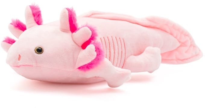 Baby Mix Axolotl knuffel 45 cm roze - Pluche knuffeldier