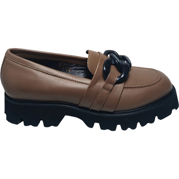 sa10014G9dtof209 Pollini Vrouwenlederbruin
