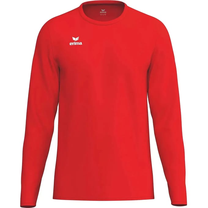 Erima Intro Voetbalshirt Lange Mouw Heren - Rood | Maat: M