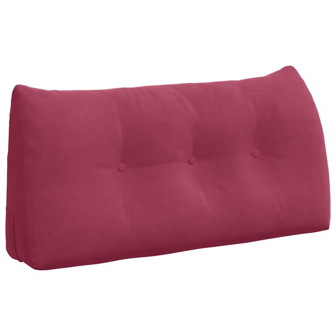 vidaXL - Rugkussen - Wijnrood - 100 - x - 24 - x - 50 - cm - Fluweel