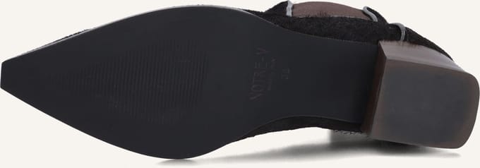 Notre-V 36026 Enkellaarsjes Dames - Bruin - Maat 39