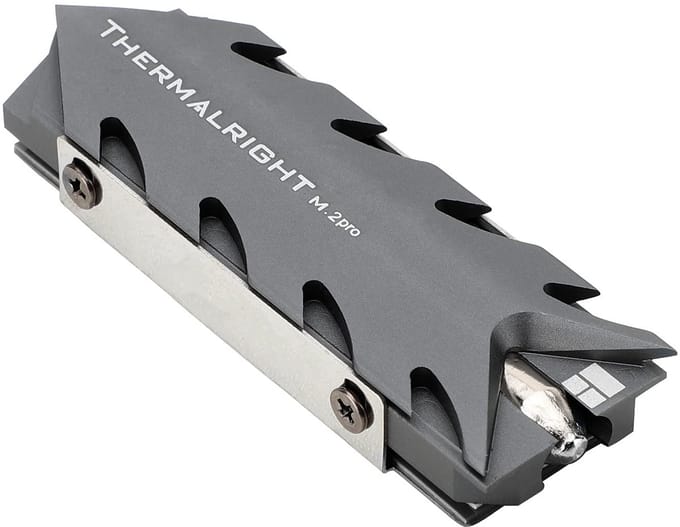 M.2 NVMe SSD Koellichaam met Heatpipe en Thermische Pads - Optimale Koeling 2280