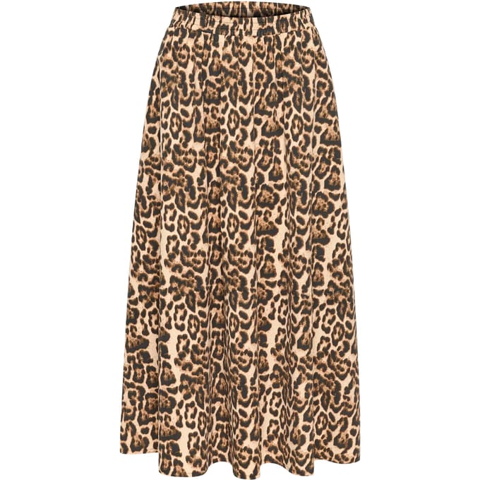 Vrouwenrok KAFFE Leopra