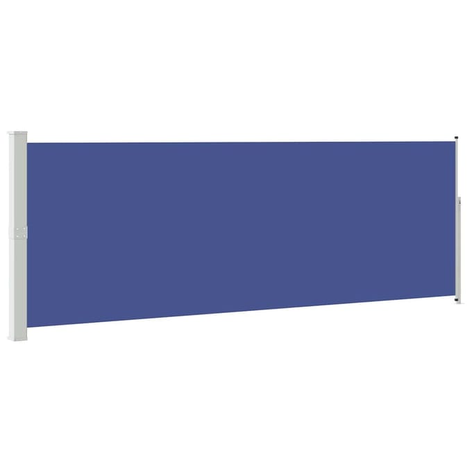 vidaXL - Windscherm - uittrekbaar - 160x500 - cm - blauw
