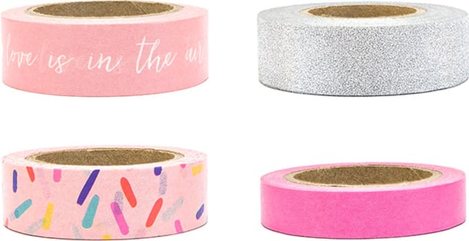 Partydeco - Decoratief tape - mix - Candy