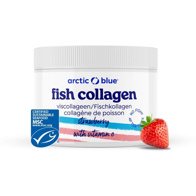 Arctic Blue - Pure Viscollageen - Aardbei - met vitamine C - MSC - 150 gram