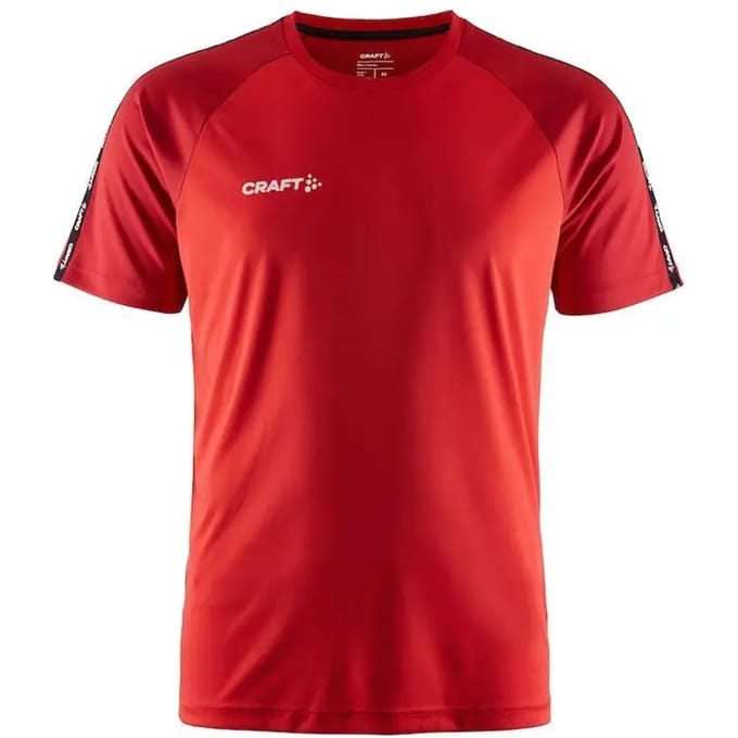Craft Squad 2.0 Contrast T-Shirt Heren - Rood | Maat: M