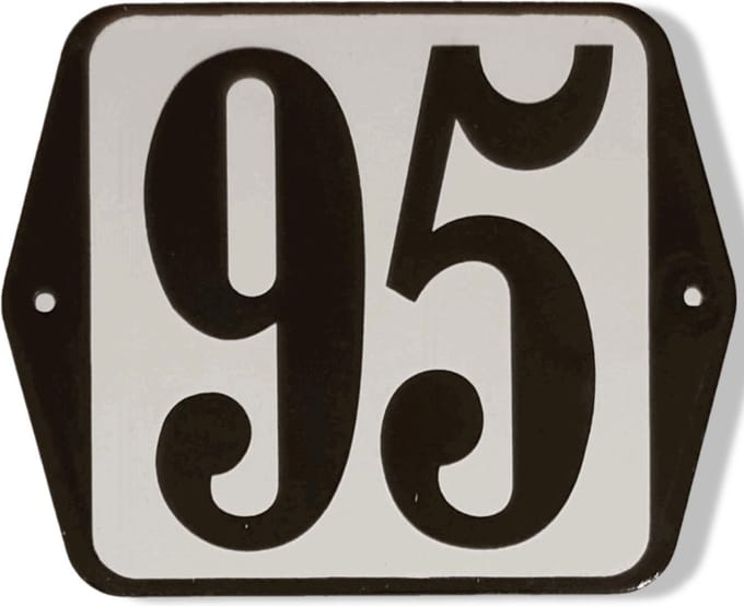 Huisnummer standaard nummer 95