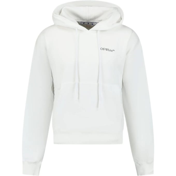 Gebroken witte Caravaggio Crowing Design Weisser ubergrosser Kapuzenpullover
