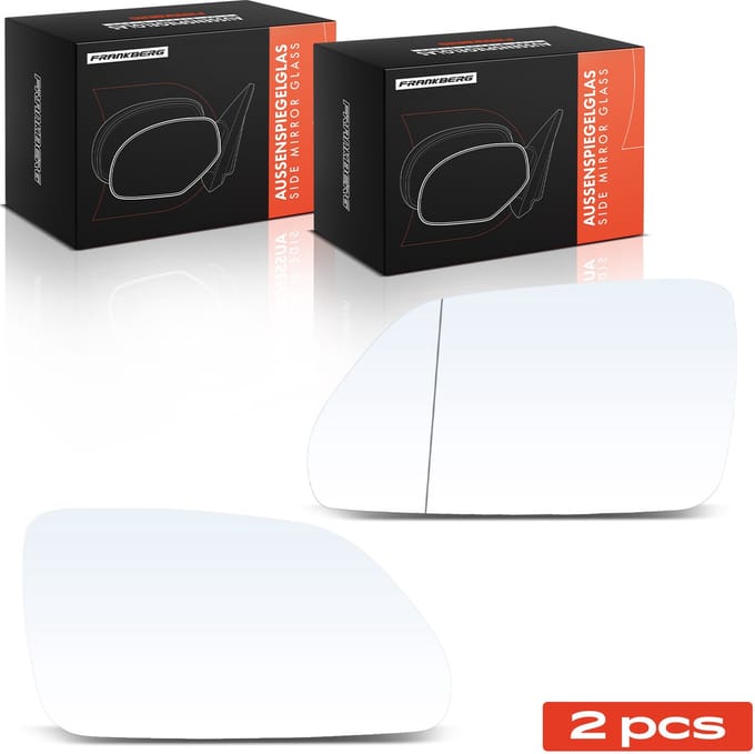 Frankberg 2x Spiegelglas Buitenspiegel Voor voor VW