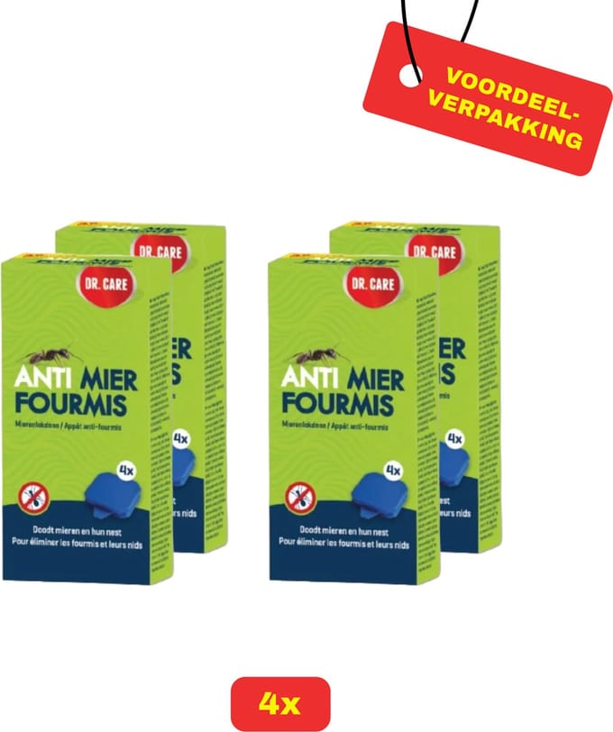 x4 Dr. CARE Mierenlokdozen - Voordeelverpakking!