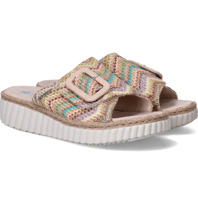Rieker Slipper multicolor Syntetisch - Maat 36