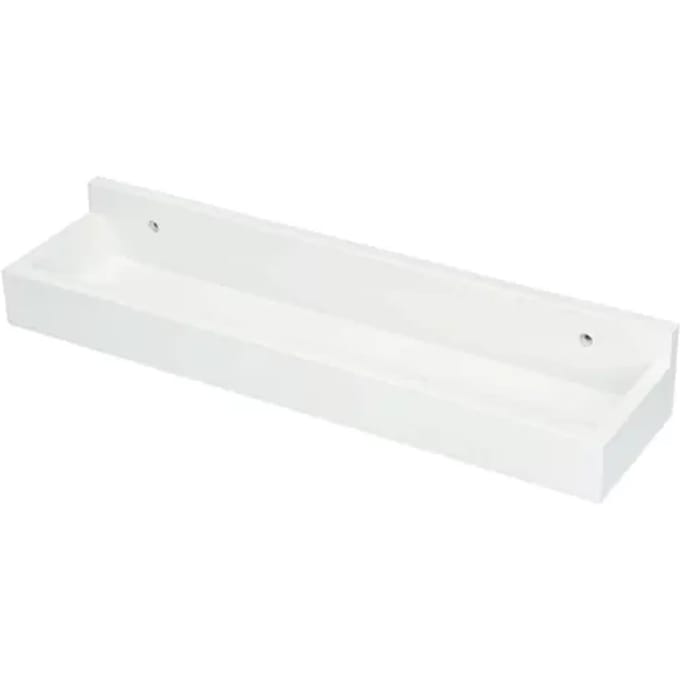 Duraline Foto Wandplank Wit Lak 6x40x10cm