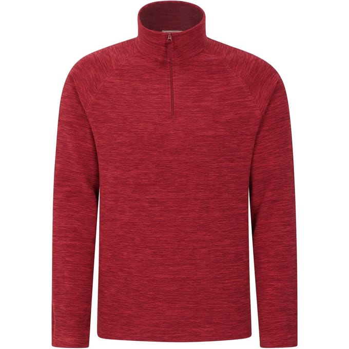 Mountain Warehouse Dames/Dames Snowdon II Fleece Top (Donkerrood)