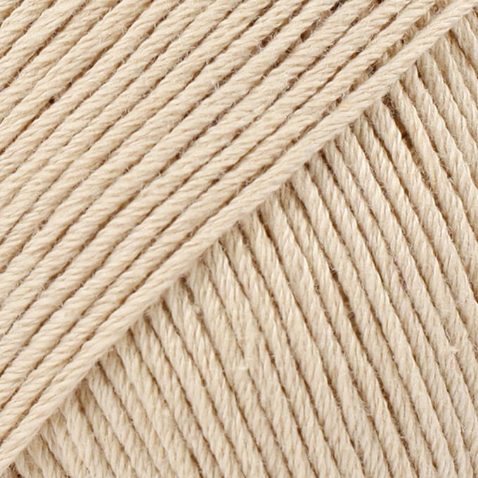 DROPS Safran Uni Colour - 64 lichtbeige - Katoen Garen