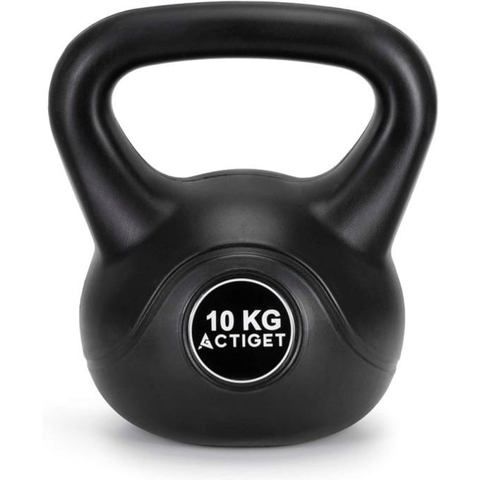 Actiget® Kettlebell | Kettle Bell | Zwart | 10 kg