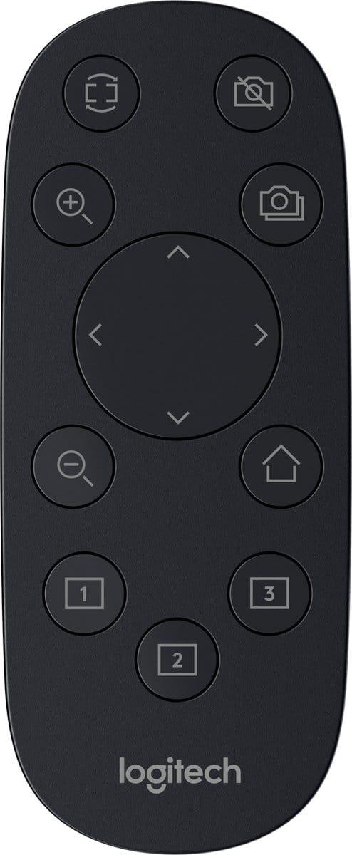 Logitech PTZ Pro 2 afstandsbediening RF Draadloos Webcam Drukknopen