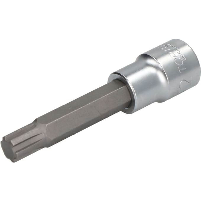 RIBE-inzetstuk TOPTUL 1/2 inch M12 lang (100mm)