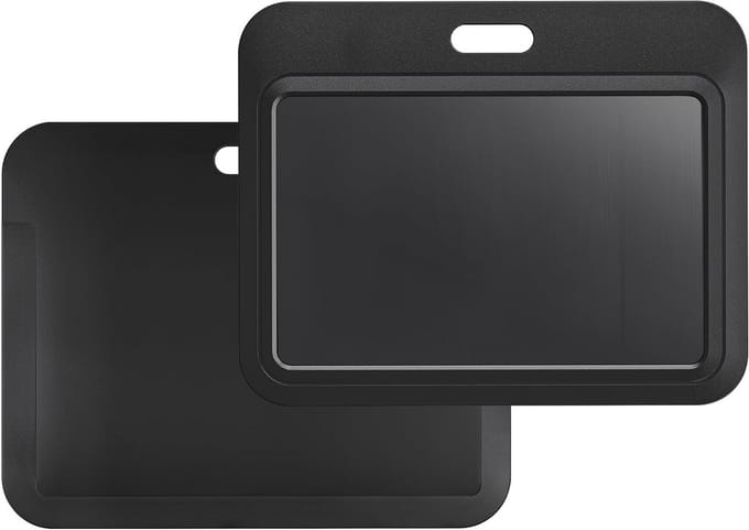 ID Kaarthouder van Hard Plastic - Horizontaal Zwart met Transparant Venster voor Navigo, ID, Rijbewijs en Schoolgebruik