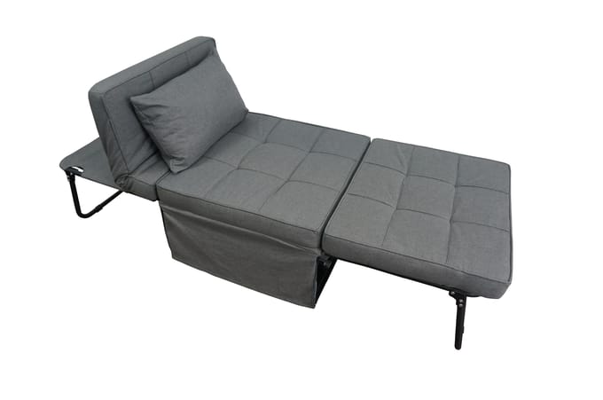Opklapbare Poef 2-in-1: Comfortabele Stoel en Bed