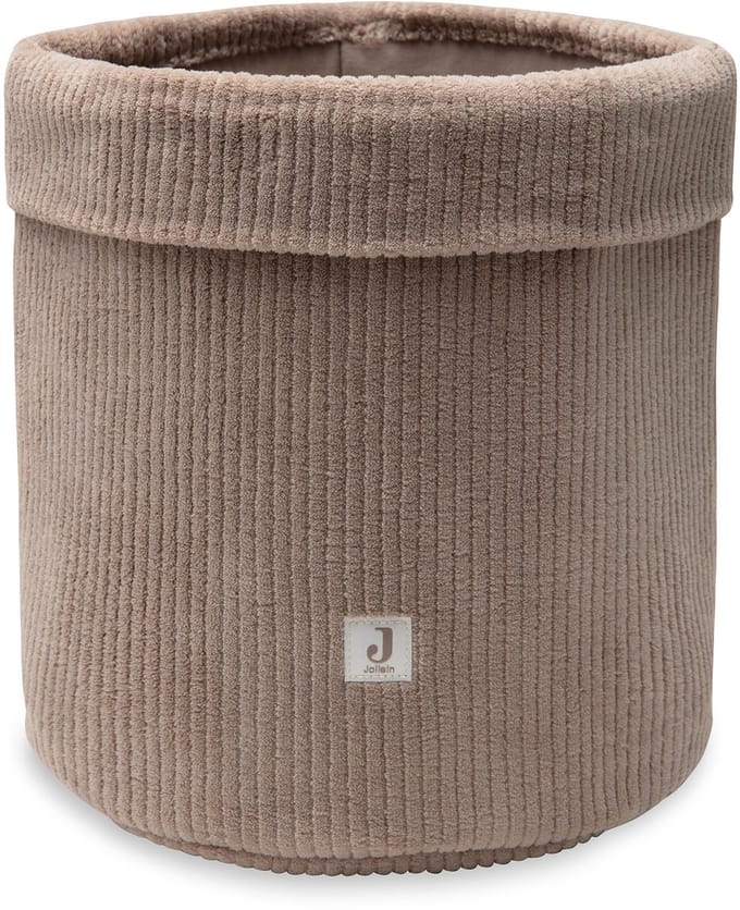 Jollein Opbergmand - 14x18cm - Cloudy Rib - Milky Coffee