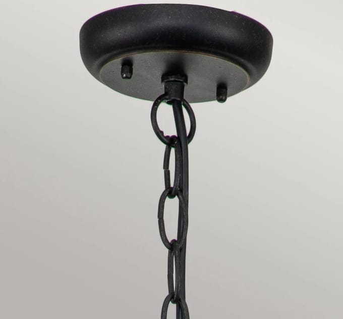Elstead Lighting LED Buiten Hanglamp Baltimore | 1X E27 Max 60W | IP44 | Dimbaar | Weathered Bronze