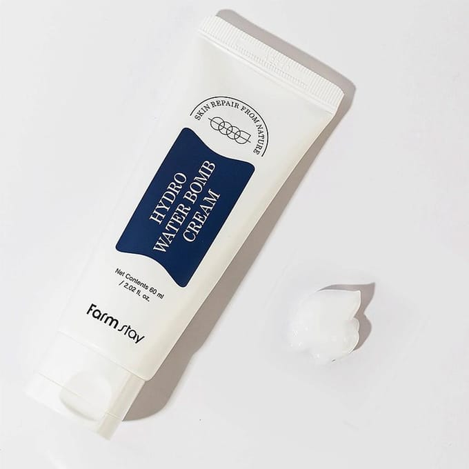 Farm Stay Hydro Water Bomb Cream 60ml +WILLEKEURIG CADEAU blue